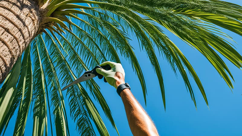 Yes, we at Blaisdells Removal also specialize in palm tree trimming. Palm Trees are very tough on saw blades, it’s not recommended to attempt a palm tree trimming by an inexperienced person using primitive or sub-standard equipment. Palm trees are magnificently beautiful, don’t destroy their beauty, call us, we’ll come out and shape them to perfection to enhance the appearance of your residential or commercial property.